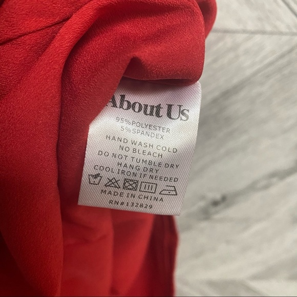 Superdown | About Us Revolve Naomi Red Mini Dress - Picture 10 of 11